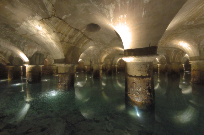 Bassin souterrain Grand Lyon métropole