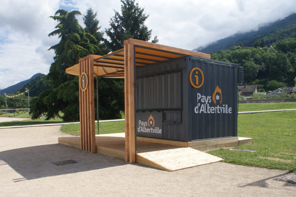 Bâtiment temporaire d'accueil touristique Pays d'Albertville