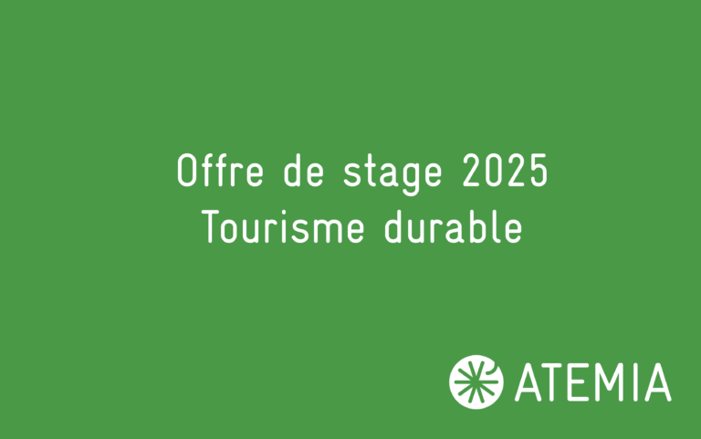 offre de stage tourisme durable et développement territorial 2025