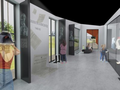 prairie de la rencontre Laffrey Esquisse