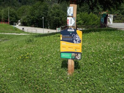 xp trail trail running panneau