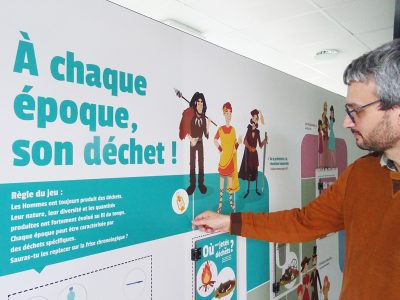 scénographie parcours pédagogique milieu industriel